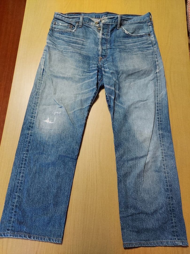 Levi's 501 denim vintage distressed denim used clothing #QYDC2P