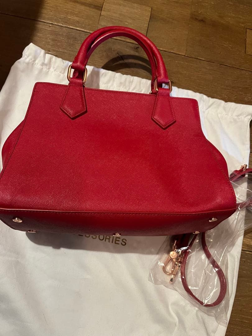Vivienne Westwood Red Handbag with Shoulder Strap #QY6VR1