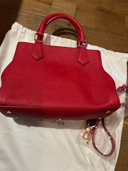 Vivienne Westwood Red Handbag with Shoulder Strap #QY6VR1
