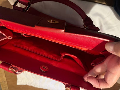 Vivienne Westwood Red Handbag with Shoulder Strap #QY6VR1