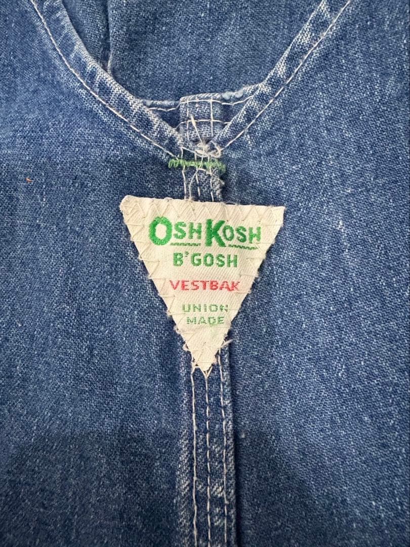 60s Oshkosh Vintage Denim Overalls Made in the USA #QY26ID