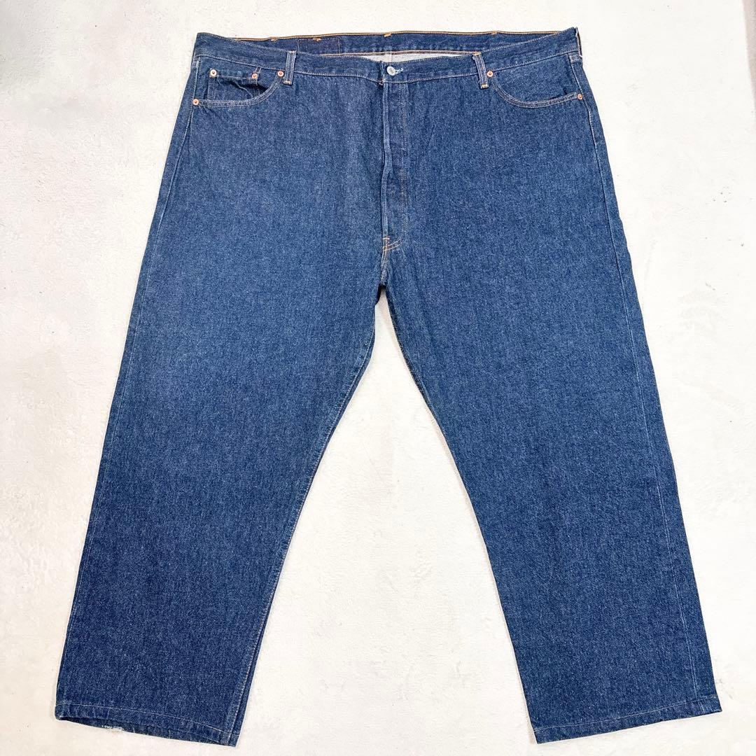 90s Levi's 501xx w52 Made in USA Circle R Dark Navy Oversized #QY4R09