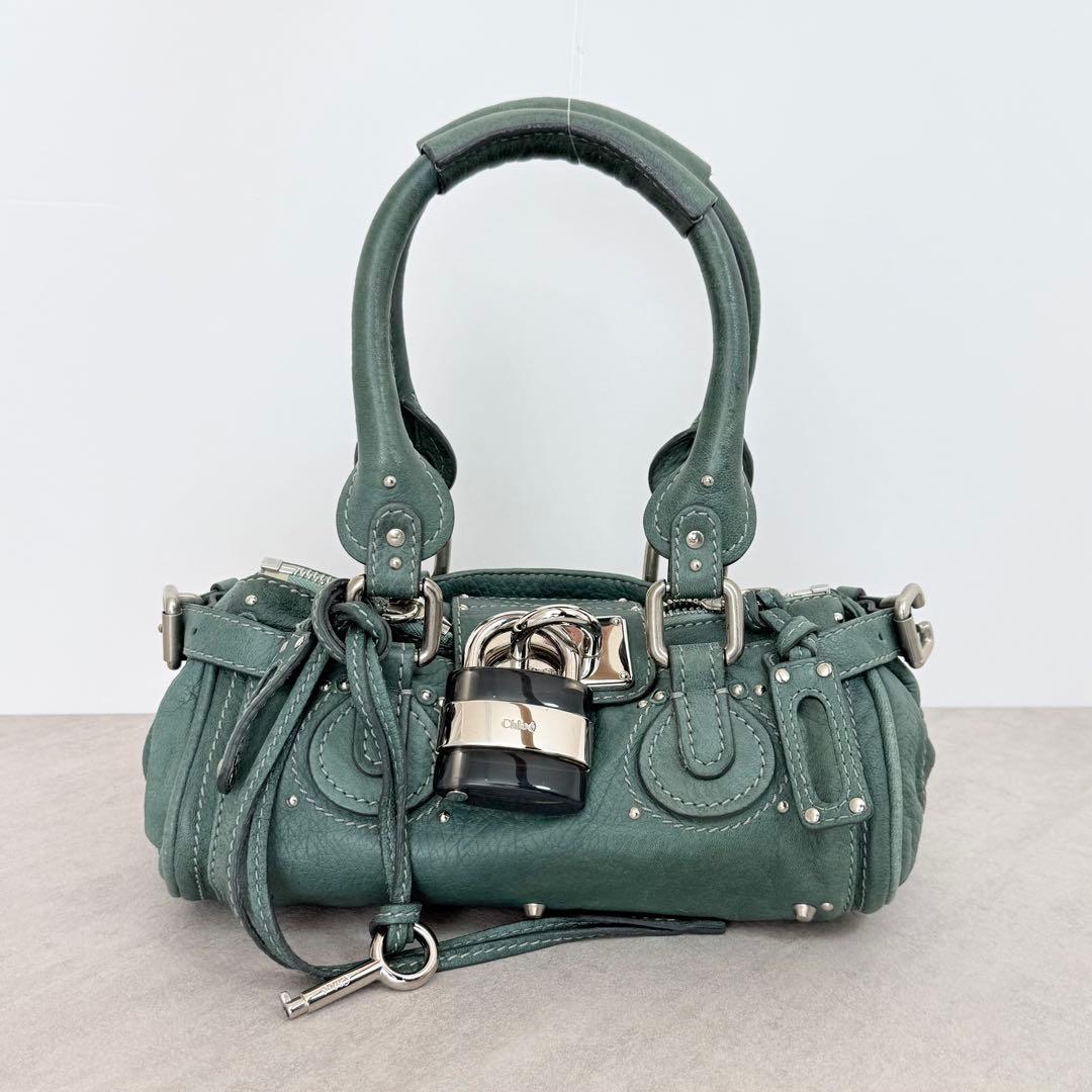 Chloe Paddington Small Handbag, Blue-Green #QYHDQN