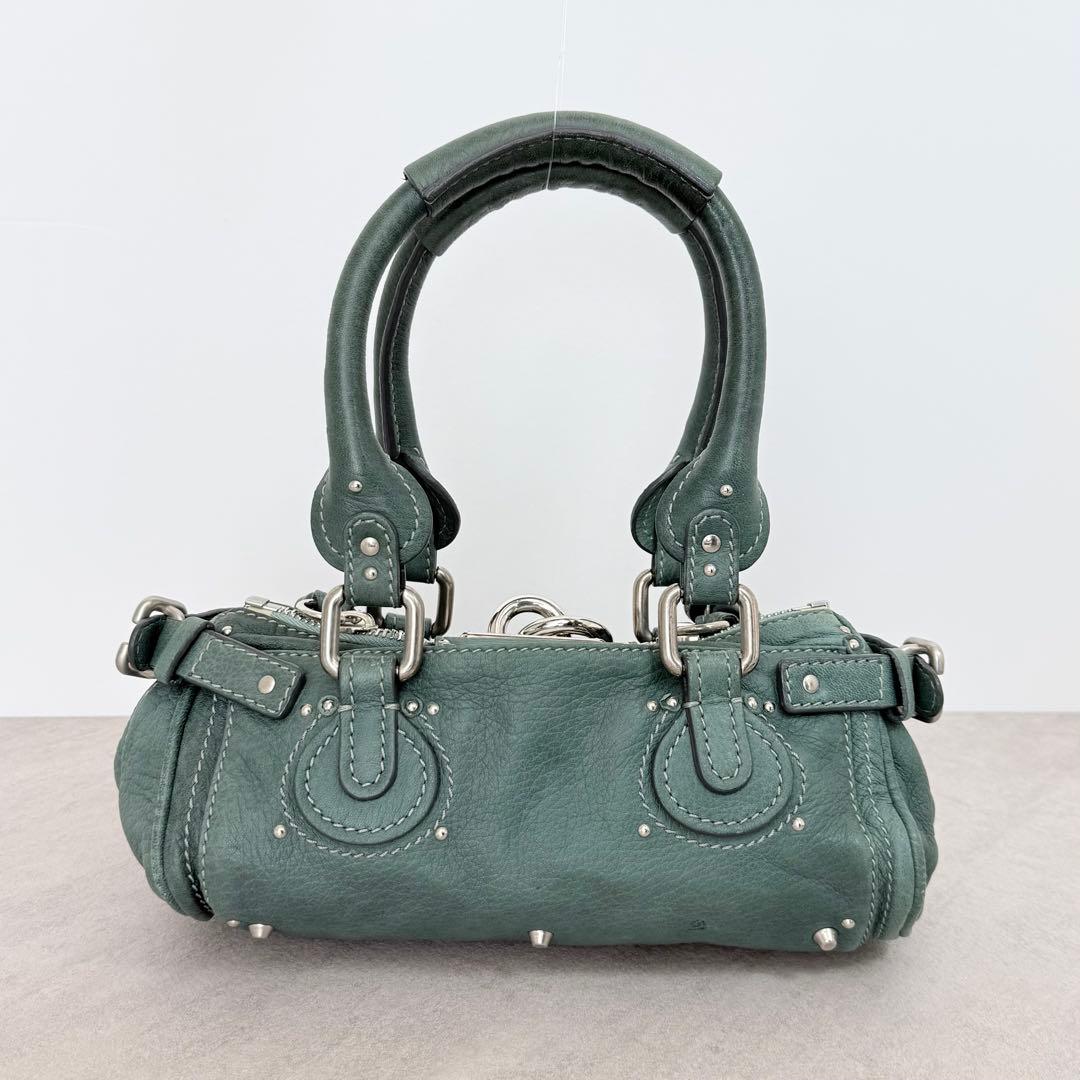 Chloe Paddington Small Handbag, Blue-Green #QYHDQN