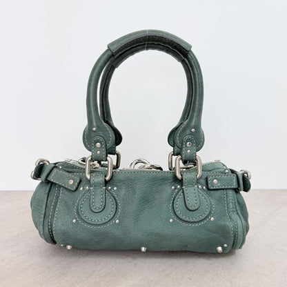 Chloe Paddington Small Handbag, Blue-Green #QYHDQN
