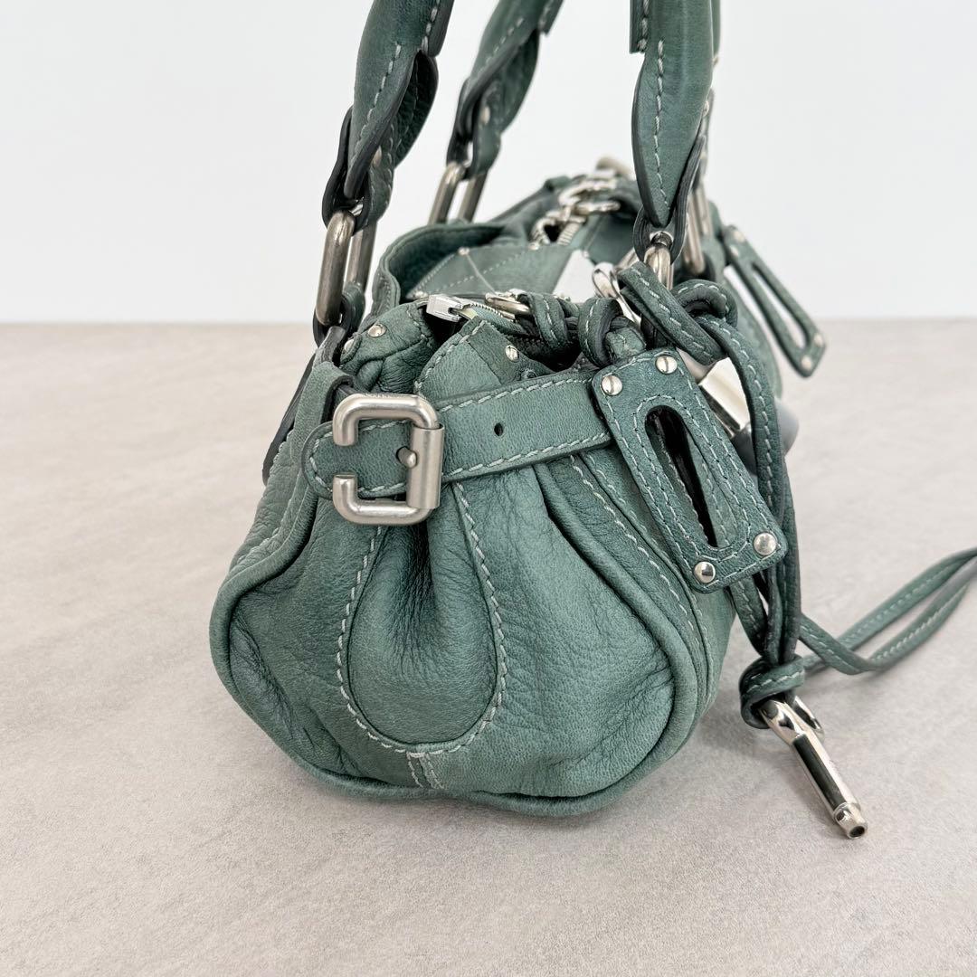 Chloe Paddington Small Handbag, Blue-Green #QYHDQN