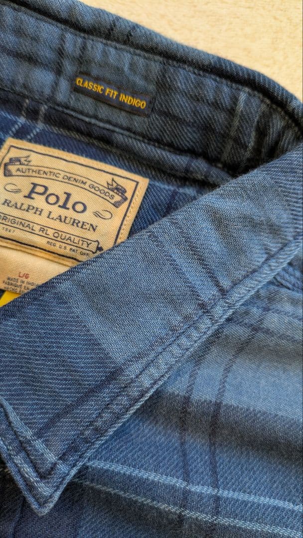 Ralph Lauren Classic Fit Plaid Double-Faced Shirt #QYAXXG