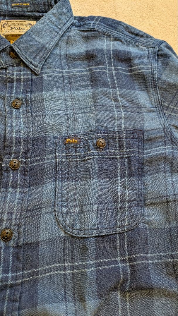 Ralph Lauren Classic Fit Plaid Double-Faced Shirt #QYAXXG