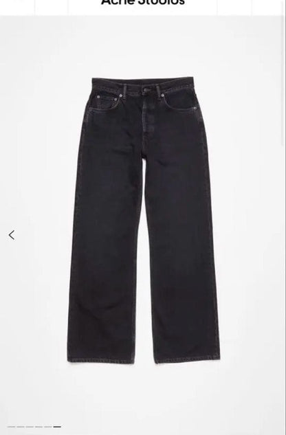 Acne Studios Loose Fit Jeans - 2021 Black #QO1AZK