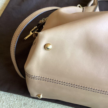 TOD'S Beige Leather Handbag Mint #QY1ZPF
