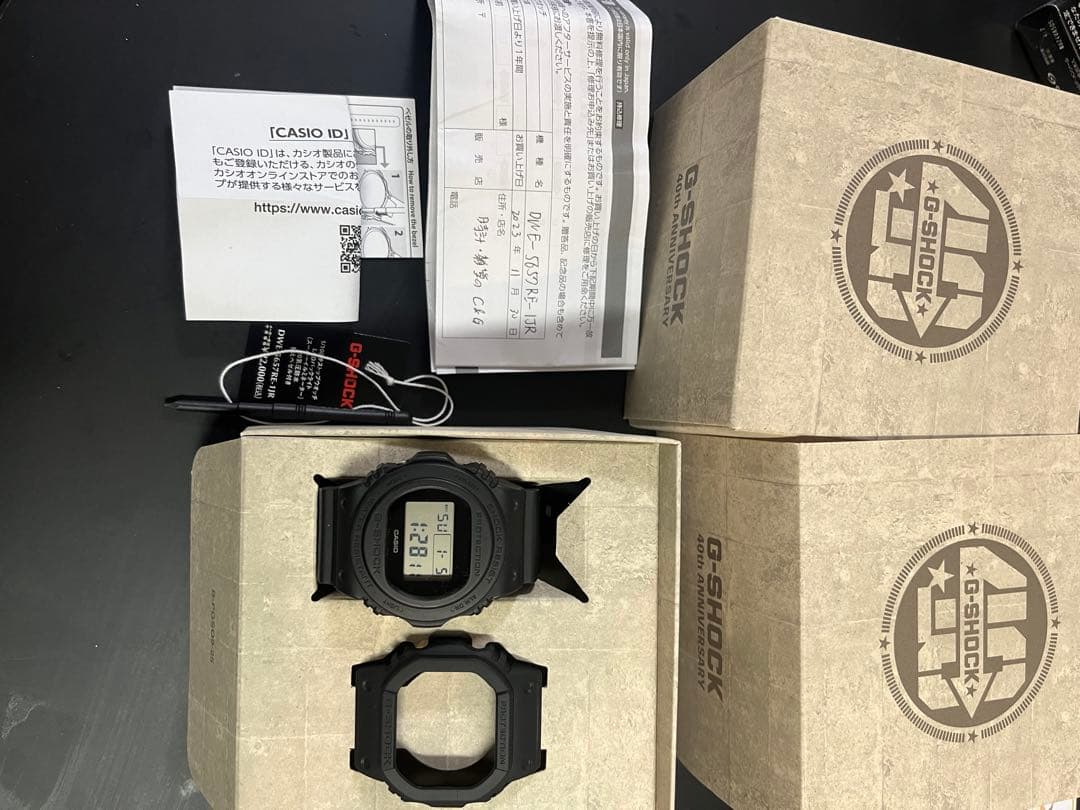 G-SHOCK 40th Anniversary REMASTER BLACK #QY2KWZ