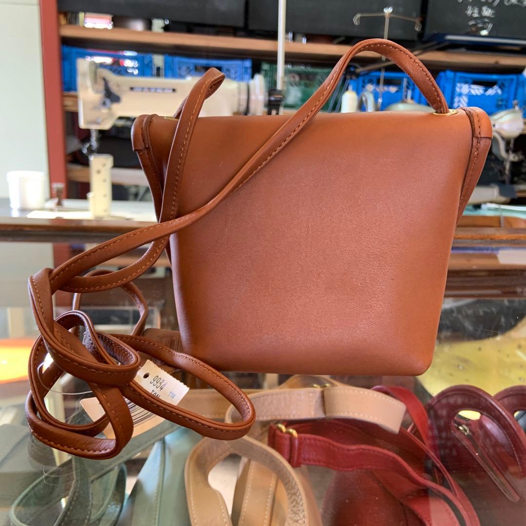 Vintage COACH 9934 Everett Bag British Tan Leather USA Cleaned #QY8DGJ