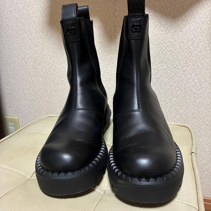 GUCCI Leather Chelsea Boots with Side Gore 762229 #QYFV1X