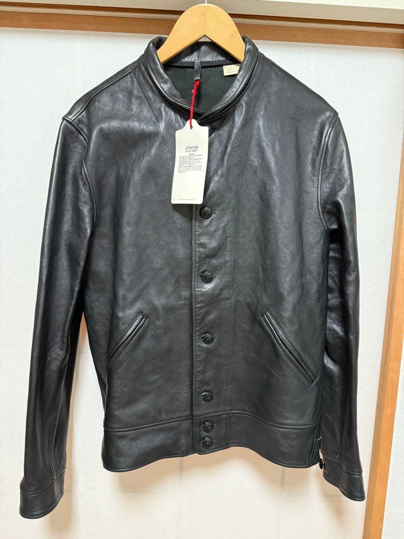 menlo COSSACK jacket Levi's leather jacket black #QYDAT0
