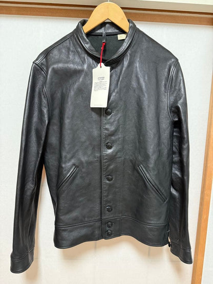 menlo COSSACK jacket Levi's leather jacket black #QYDAT0
