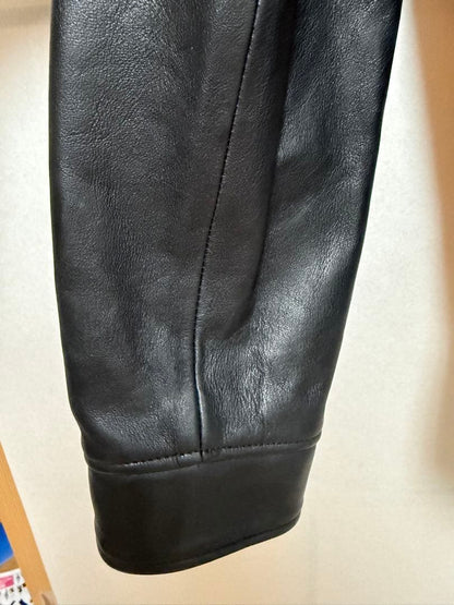 menlo COSSACK jacket Levi's leather jacket black #QYDAT0