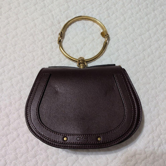 Chlo? Nile dark brown handbag #QYBLQD