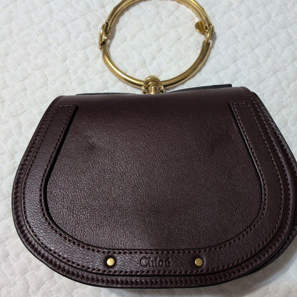 Chlo? Nile dark brown handbag #QYBLQD