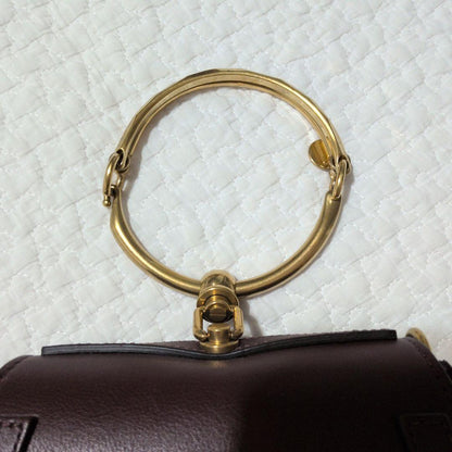 Chlo? Nile dark brown handbag #QYBLQD