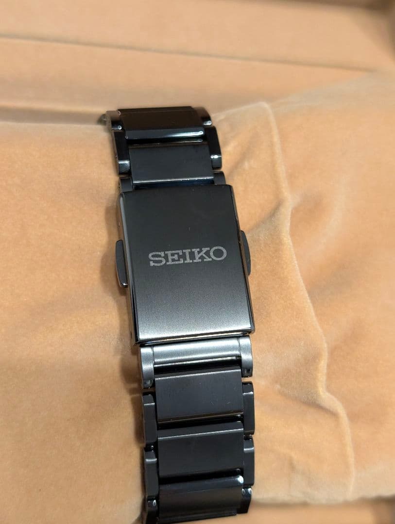 Seiko Astron Solar Radio-Controlled Watch SBXY073 Black Titanium #QYE6BH