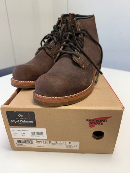 RED WING Nigel Cabourn Work Boots, Size 9 1/2 D #QY6816