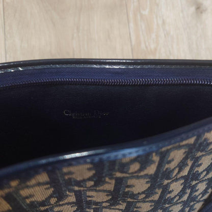 Christian Dior Trotter Oblique Shoulder Bag Canvas Authentic #QY2MWV