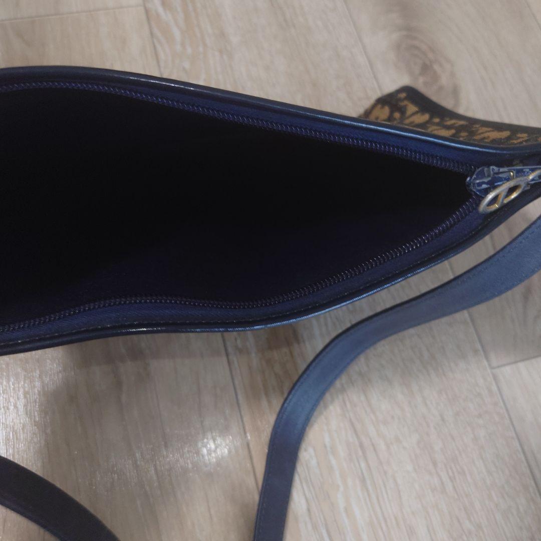 Christian Dior Trotter Oblique Shoulder Bag Canvas Authentic #QY2MWV