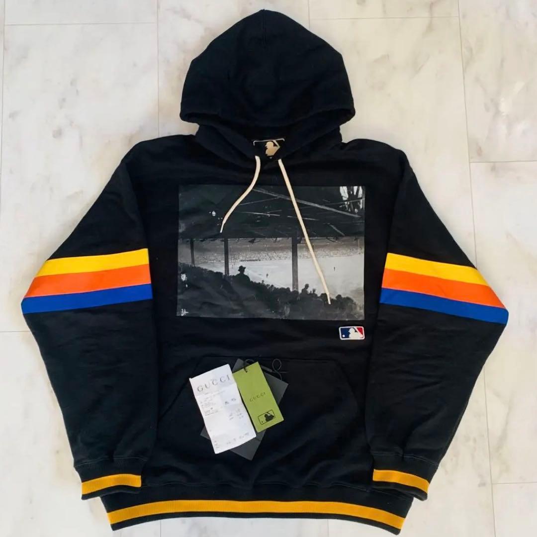 GUCCI MLB Major League Baseball collaboration hoodie, size L #QYKSMK
