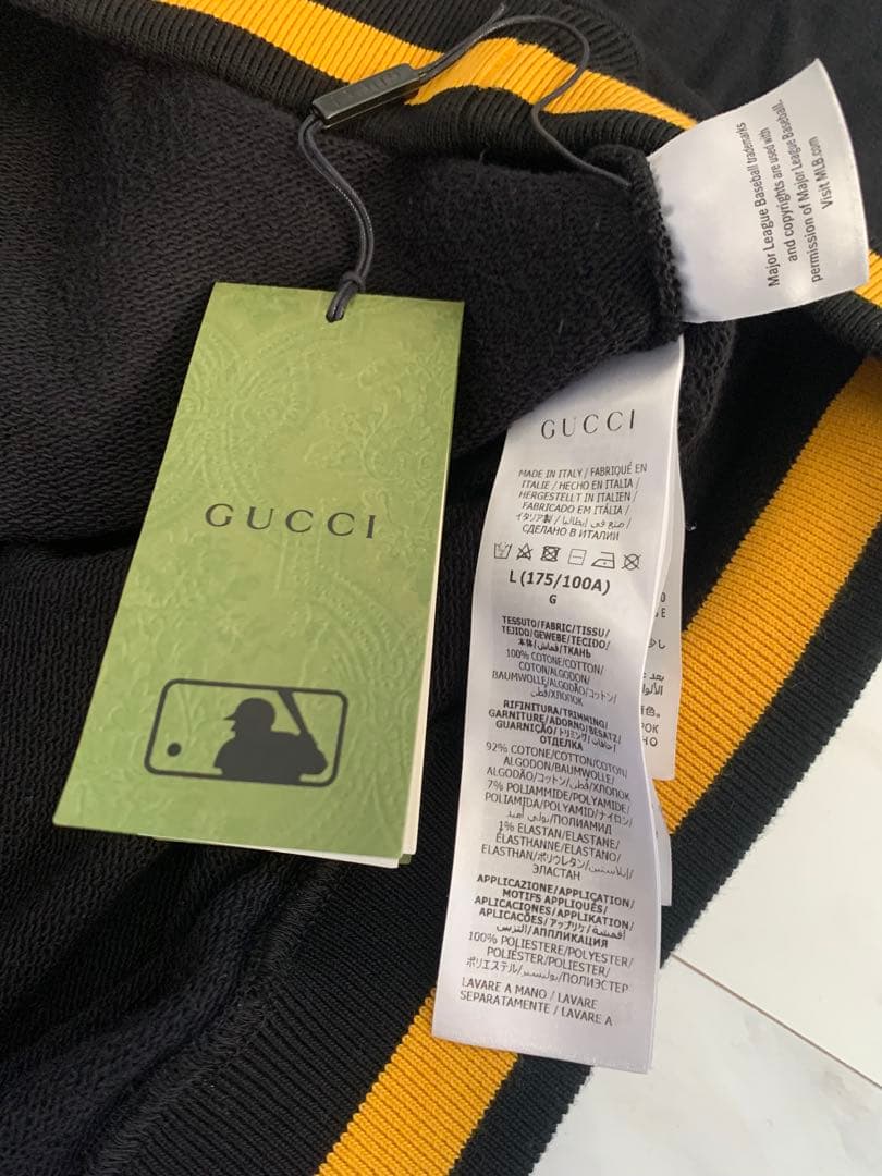 GUCCI MLB Major League Baseball collaboration hoodie, size L #QYKSMK