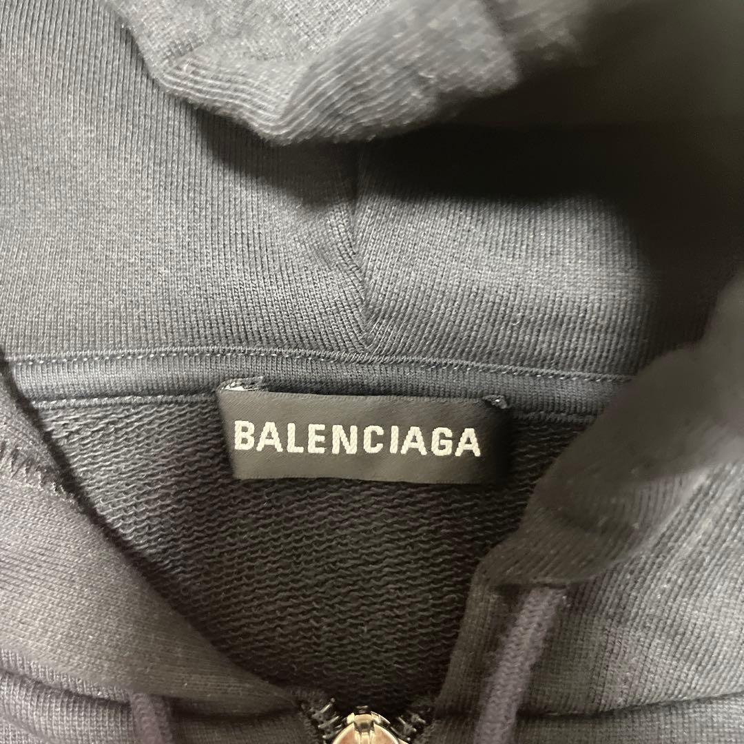 BALENCIAGA Black Zip-Up Hoodie #QY3NDT