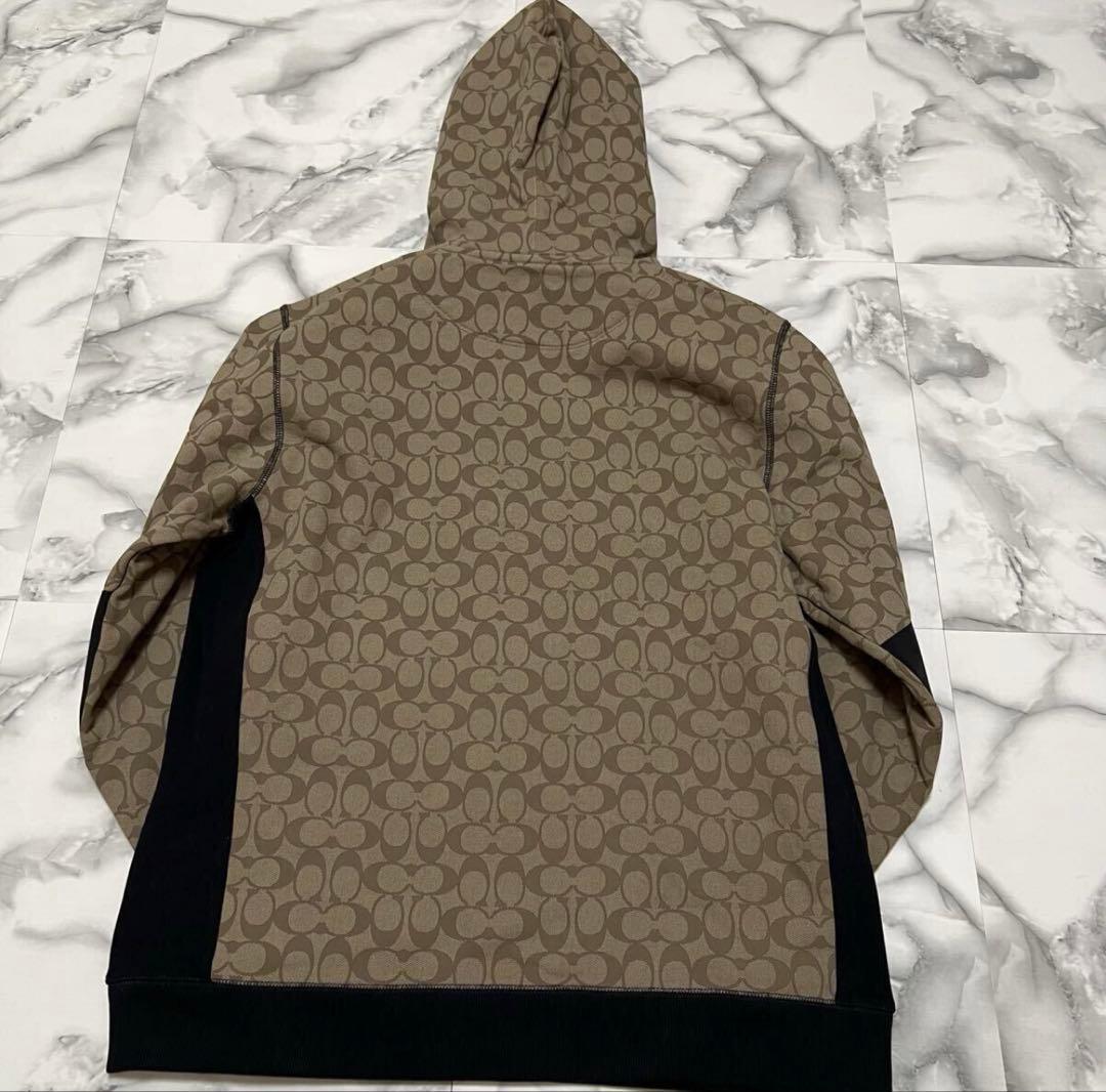 COACH Signature All-Over Print Top and Bottom Set, Size XL #QYDY4Z