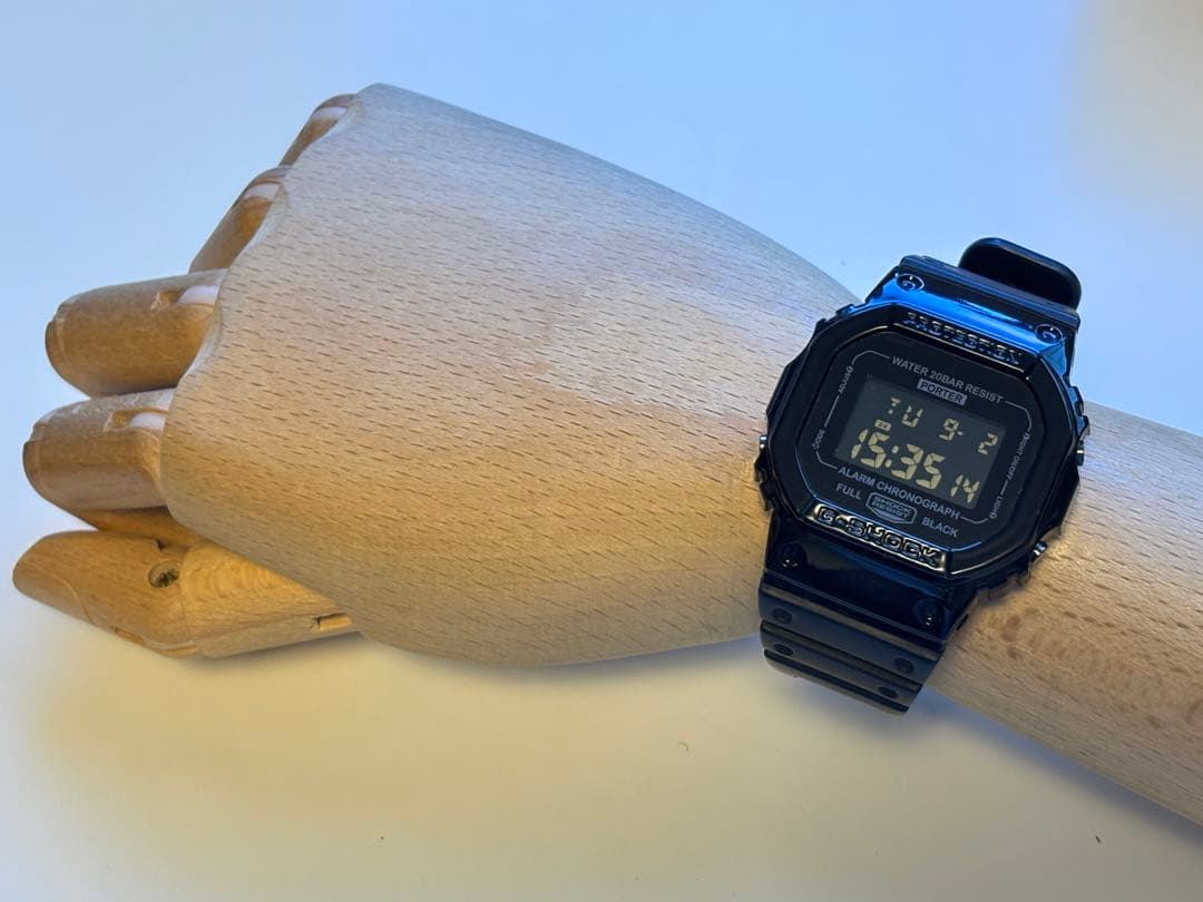 G-SHOCK x PORTER DW-5600VT Speed Black Ltd 1000 Reverse LCD #QY2DXX