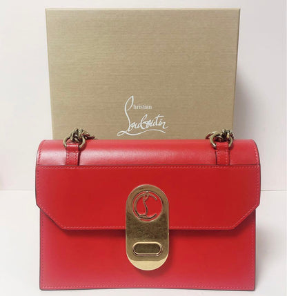 Christian Louboutin Elisa Red Bag Used Mint #QYHKSV
