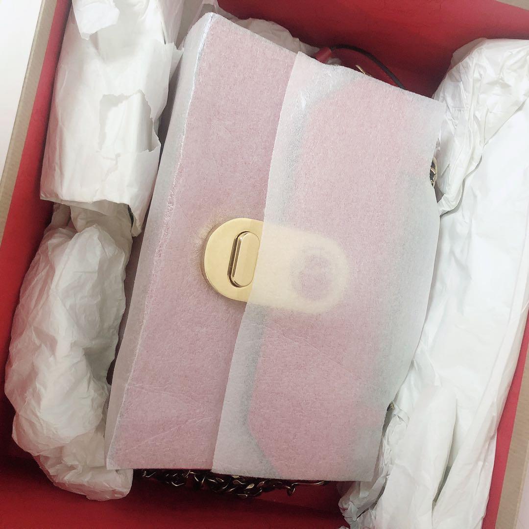 Christian Louboutin Elisa Red Bag Used Mint #QYHKSV