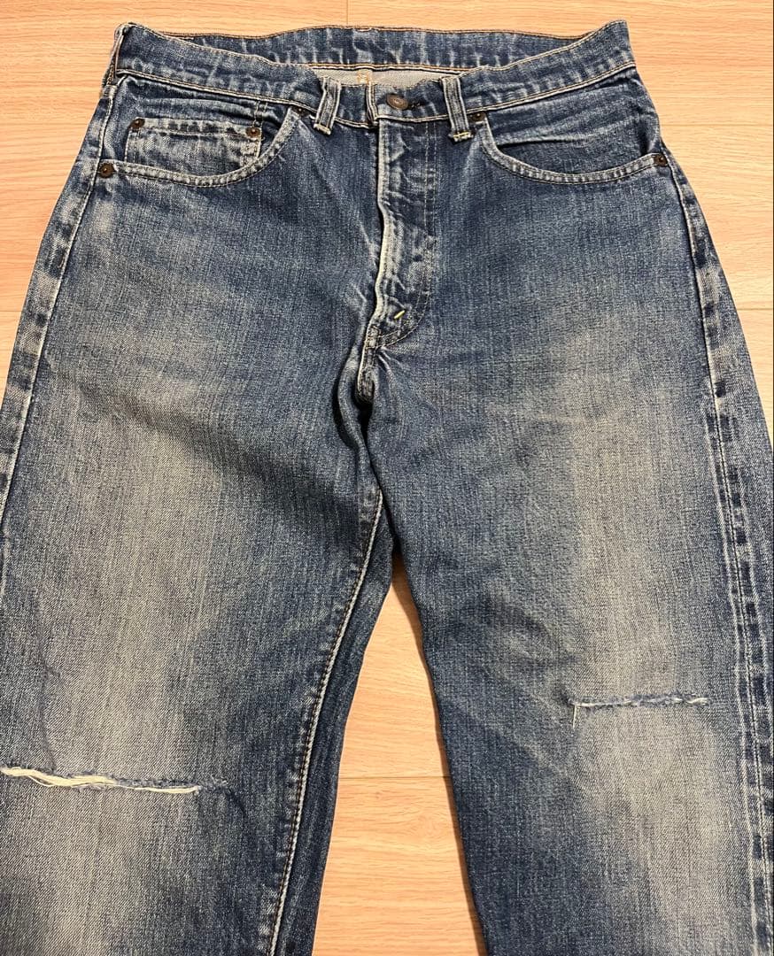 70s Levi's 505 Big E with selvedge, vintage clothing #QO9FYK