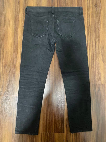 Hedi Robe-era SAINT LAURENT black skinny pants #QY30IX