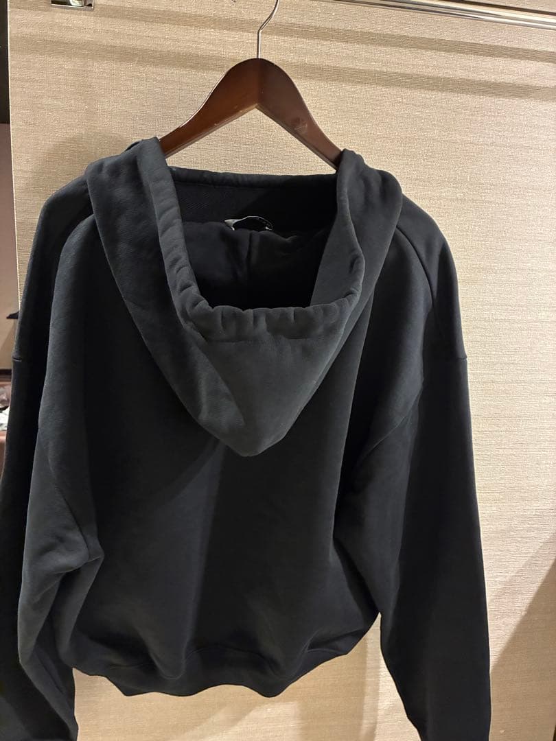 BALENCIAGA Hoodie, Size S, Cotton, Black, Print #QYDIRV