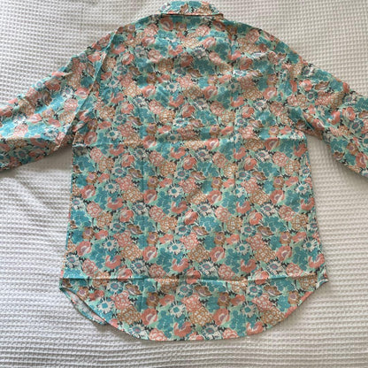 GUCCI LIBERTY PRINT long-sleeved shirt, size L #QYEKYO