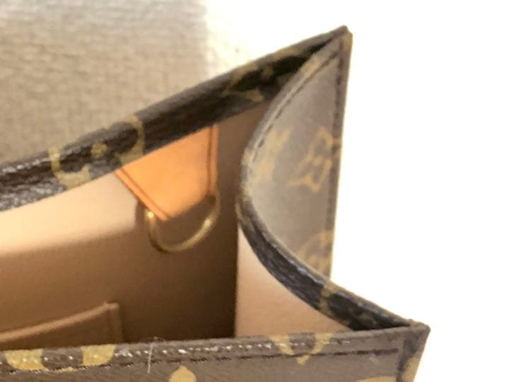 LOUIS VUITTON Monogram Canvas Sac Plat Flat Tote Bag #QYIFZW