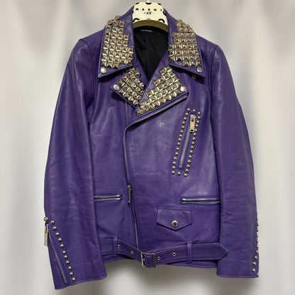 Christian DADA studded leather rider's jacket #QYJQEE