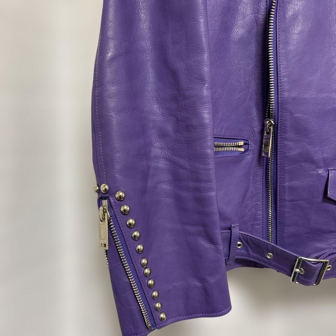 Christian DADA studded leather rider's jacket #QYJQEE