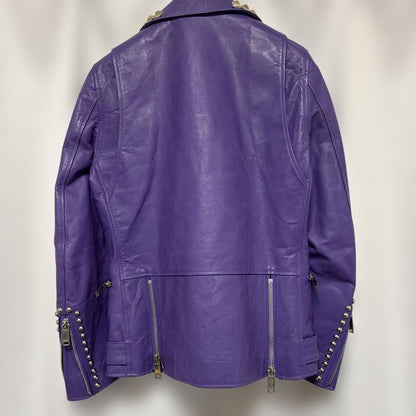 Christian DADA studded leather rider's jacket #QYJQEE