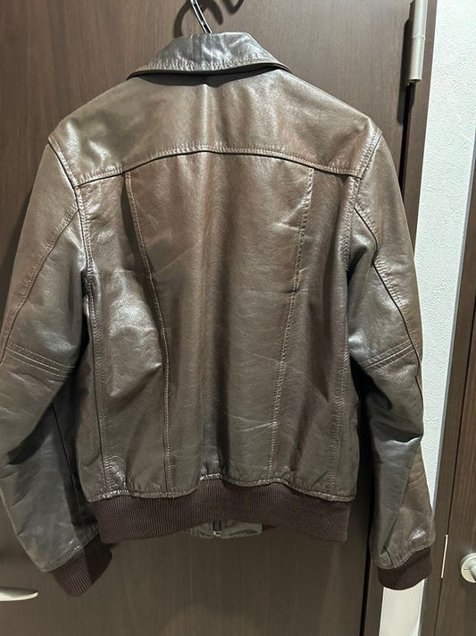 Belstaff Brown Leather Jacket #PF8TCF