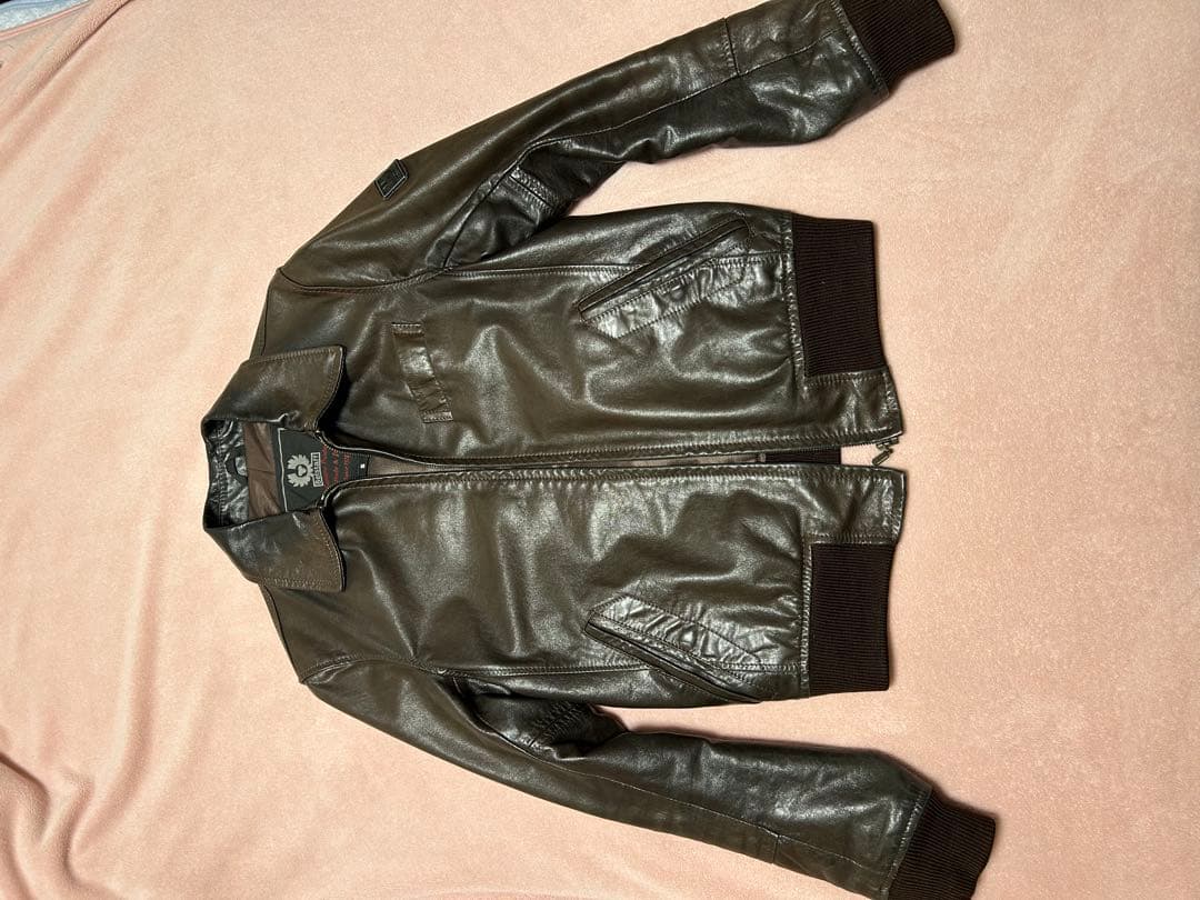 Belstaff Brown Leather Jacket #PF8TCF