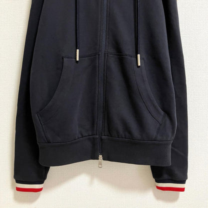 Moncler MONCLER long sleeve zip-up navy hoodie #PCDIMR