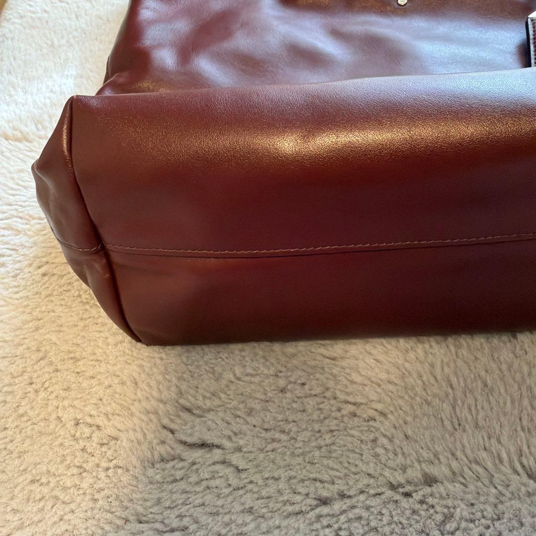 PRADA tote bag, burgundy #QY99Y9