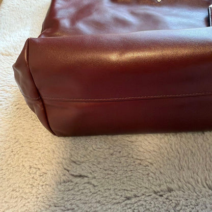 PRADA tote bag, burgundy #QY99Y9