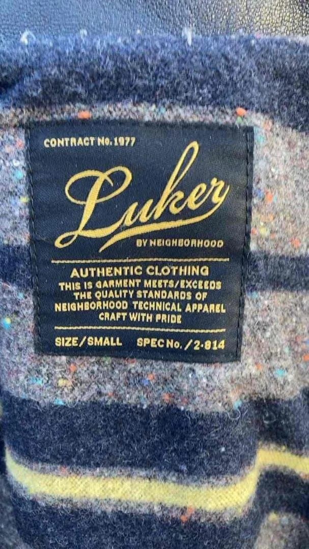 LUKER by NB Genuine Leather Rider Jacket, High-End Model GL-JKT S #QYF0AZ