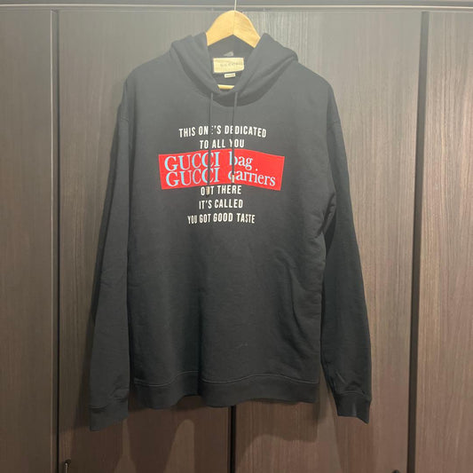 Gucci men's black hoodie #QYJQNF