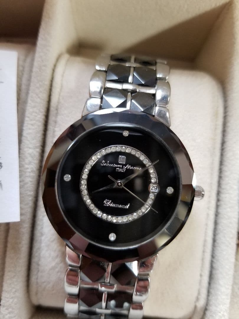 Black, high-quality material, diamond certificate included, unisex #QY6GHE